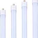 TRLIFE 8FT LED Tube Light 45W, T8 8 Foot LED Bulbs 5000K Daylight White with FA8 Base, Replacement for Fluorescent Fixtures, 8FT Tube Lights Frosted Cover for Warehouse Workshop Shop Garage(4 Pack)