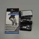 ABIRAM Ankle Brace for Women & Men, Compression Sleeve with Wrap, Foot Support Sleeve, Ankle Support for Sprained Ankle, Plantar Fasciitis Relief Socks, Achilles Tendonitis, Sport,S (Black)