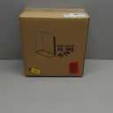 Sooyee Clear 14 Liter Bathroom Trash Can with Lid,3.9 Gallon Garbage Can with Press Type Lid,Trash Bin for Bathroom,Powder Room,Bedroom,Kitchen,Craft Room,Office