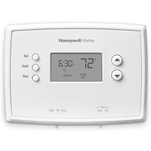 Honeywell Home RTH221B1039 RTH221B Programmable Thermostat, White (3.5H x 4.75W x 1D (in.))