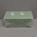 Seed Saving Box, Metal Seed Bin, Seed Storage Organizer Box, Seed Packet Container with Lid, Seed Envelope Storage Box, 4 Compartments Garden Seed Bin with Safety Locks-Green