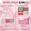 Glamnetic Press On Nails - MaDamn | French Tip UV Finish Short Pointed Almond Fake Nails, Salon Quality Semi-Transparent Nails in 12 Sizes - 24 Nail Kit with Glue