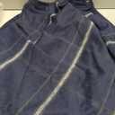 Tanming Women's Winter Warm Elastic Waist Wool Plaid A-Line Pleated Long Skirt