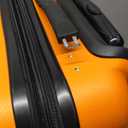 Rockland Melbourne Hardside Expandable Spinner Wheel Luggage, Orange, Carry-On 20-Inch