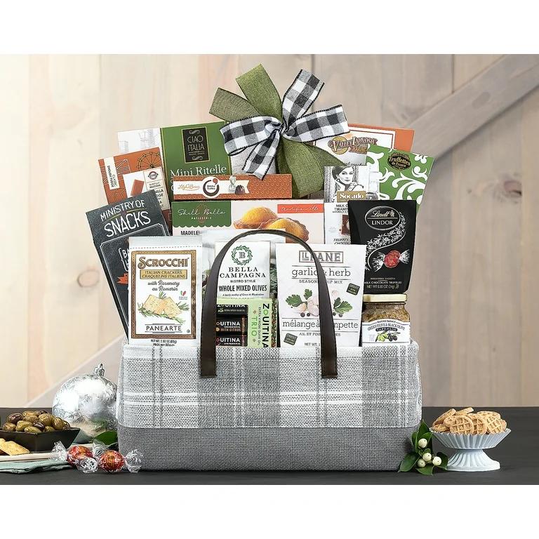 The Connoisseur Gourmet Gift Basket Food Gift Basket for Families College Stu...
, Best By: AUG/13/2025