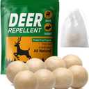 Deer Repellent for Plants, Rabbit Repellent Outdoor, Deer Away Repellent for Garden, Trees and Lawn, Rabbit Repellent for Plants, Safe for People, Pets and Plants, Lasts Up to 60 Days, 8 Packs