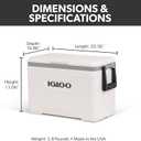 Igloo Marine Cooler | Insulated Hard Shell Ice Chest |Great for Fishing, Camping, Boating, & More