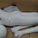 Kids Mannequin Child Dress Form Foam Flexible Full Body Manikin with Removable Head, 1 Year Old Beige