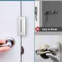 2 x Home Security Door Lock Child Proof Door Reinforcement Lock for Kids Safety Withstand 800lbs Metal Door Lock Security Front Child Safety Door Latch Lock Top High Security Door Locks for Interior Lock