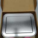 BABHAMNESS Stainless Steel Bento Box Kids, 3 Compartments Leak Proof Metal Bento Lunch Box, 304 Stainless Steel Bento Lunch Containers for School and Office,Dishwasher Safe, BPA-Free-Pink