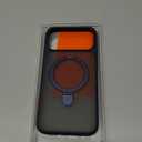 TORRAS for iPhone 17 Pro Max Case with Stand, Compatible with MagSafe, 4X Military Grade Protection, Camera Control Button Translucent Slim Phone Case for iPhone 17 Pro Max 6.9", Deep Blue