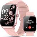 Smart Watch for Women Men - Answer/Make Call, Fitness Tracker Smartwatch for Android iPhone Compatible, Heart Rate Monitor Sleep Female Cycle, 110+ Sports Modes Step Counter (Blush Pink, 1.83)