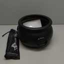 11" and 7.4 Package Large Easter Day, St. Patrick's Day, Halloween Black Plastic Witch Cauldron Kettle, Candy Holder, Party Favor Decoration