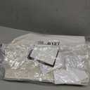 Macrame Over the Door Organizer Boho Decor Nursery Storage, Leaf Weaving Closet Organizers and Storagewith 4 Hanging Pockets, Behind Door for Bathroom, Bedroom (Beige)