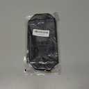 Personalized Initial A-Z Preppy Patch Makeup Bag,Small PU Chenille Letter Cosmetic Bag with Zipper for Teen Girls,Black Cute Toiletry Organizer Bag,Monogram Makeup Case Gift for Women Girls,Letter L