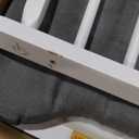 Storkcraft Premium Hoop Glider & Ottoman (White/Gray)  GREENGUARD Gold Certified Nursery Glider, Solid Wood Craftsmanship, Smooth-Gliding Nursery Chair and Ottoman, Award-Winning