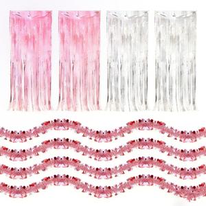 8 Pcs Galentines Garland, Galentines Wall Decor, Galentines Decorations Set, for Best Friend Celebrations, Wedding Anniversaries, Proposals, Family Occasions, and Table and Chair Decorations