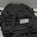 QT&QY 45L Military Tactical Backpacks For Men Camping Hiking Trekking Daypack Bug Out Bag Lage MOLLE 3 Day Assault Pack (1.0 Black)