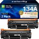 134A Toner Cartridges with Chip Replacement for HP 134A Black Toner Cartridge W1340A Toner 134X Toner Work with LaserJet 209dw MFP M234dw M234sdn M234sdw Printer