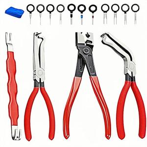 Shrandi Automotive Electrical Disconnect Pliers Set, Depinning Tool for Electrical Terminal & Hose Clip Removal,Professional Automotive Electrical Clip Removal