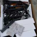 Feonase 7-Piece Dining Table Set with 6 Stools, 63" Large Extendable Kitchen Table Set for 4-8, Mid-Century Dining Room Table with Heavy-Duty Frame & MDF Board, Easy Assembly, Walnut