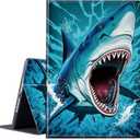 for iPad (A16) 11th Generation Case 11 inch 2025 for iPad 10th Generation Case 10.9 inch 2022 with Adjustable Stand & Auto Wake/Sleep Feature Smart Protect Cover - Shark Fish