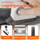 13Pcs Crevice Cleaning Brush Set, Window Groove Cleaning Brush Kit Hard Bristle for Sliding Door, Sill, Tile Lines, Shutter, Corner, Grout, Sink