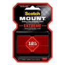 Scotch Extreme Mounting Strips, Double-Sided Heavy Duty Tape, 8 Strips, 1 in x 3 in, Use Instead of Nails or Screws, Works on Painted surfaces, Metals, Acrylic, Hard Plastics and More (414H-ST)