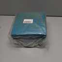 Blue Green Gold Paper Plates and Napkins 200Pack-100 x 7''Dessert Plates & 100 x 6.5''Napkins,Disposable Gold Dots Paper Plate for Father's Day,Independence Day,Birthday,Picnics