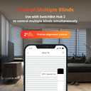 SwitchBot Blind Tilt Automatic Blind Opener 3-Pack & Hub 2- Smart Motorized Blinds with Bluetooth/IR Remote Control, WiFi Thermometer Hygrometer, Light Sensor, Work with Alexa, Google Home, HomeKit