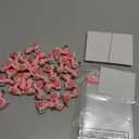 Gejoy 25 Sets Positive Mini Figurines Gifts Miniature Emotional Mini Rubber Toy with Positive Card Gift Bags Inspirational Birthday Gifts for Coworkers Employees (Flamingo)