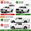 5.7FT Truck Bed Mat for Ram 1500 2019-2026 2027 (Include RHO)