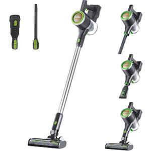 Eureka Lightweight Cordless Stick Vacuum Cleaner Convenient for Hard Floors, Rechargeable Handheld Vacuum Cleaner Portable with Powerful Motor Efficient Suction, RapidClean Ultra NEC370GR, Moss Green