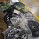 CAP 2-inch Olympic Bumper Plate Weight Set | 100-370 lbs | Multiple Colors | Storage Rack Optional