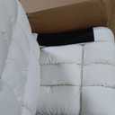 Recliner Chair, Leather Adjustable Recliner with Side Pockets, Living Room Power Reclining Lounge Chair for Adults, Small Spaces Comfy Sofa with Theater Seating for Bedroom, White