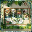 2 x Huwena 8 Pack Rainforest Theme Posters for Vbs 2026, 39 x 28 Inch Large Rainforest Falls Posters 28 x 28 Jungle Animal Poster Pack for Rainforests Church Classroom Party Decor Vacation Bible Learn, 39.4 x 28.3 Inch