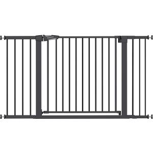 Babelio 36-57" Extra Wide Baby Gate for Stairs No Drilling, PressGuard