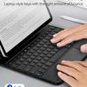 ESR for iPad Air 13 Inch Case Keyboard M4/M3/M2 (2026/2025/2024) & iPad Pro 12.9 inch (6th/5th/5th/3rd) Magic Keyboard, Easy-Set Floating Cantilever Stand, Precision Multi-Touch Trackpad, Black