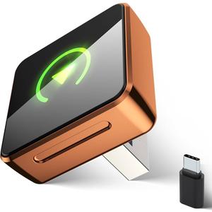 Wireless Carplay Adapter for iPhone,Wired CarPlay to Wireless,Android Auto 2in1 Mini USB Design with Fast Stable Connection Car Play for Apple iOS 10+, Android 11+ Version