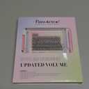 Pawotence Lash Extension Kit DIY 280pcs Lash Clusters Eyelash Extension Kit, 9-16mm 30D 40D Individual Lashes Kit with Lash Bond and Seal, Lash Tweezers for Self Use (30D&40D, 0.07D, 9-16mm, Kit)