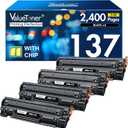 Valuetoner Compatible Toner Cartridge Replacement for Canon 137 Black Toner Cartridge 9435B001AA for Image Class D570 MF242dw MF244W MF247dw MF249dw MF236n MF232w LBP151dw MF227dw MF210 (Black, 4-Pack)