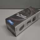 Car Steering Wheel Cover, Anti-Slip, Safety, Soft, Breathable, Heavy Duty, Thick, Full Surround, Sports Style (Black with Red line)