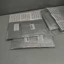 3 x Teenitor Face Gems Hair Gems 2032PCS Self Adhesive Face Rhinestones, Festival Face Jewels Stick on Face Gems for Makeup, Face, Hair, Body in 7 Sizes