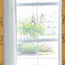 Wood Mirrors for Bathroom Over Sink 20x30 Inch, Rustic Wooden Framed Vanity Wall Mirror with Tempered Glass Farmhouse Bathroom & Entryway Decor (Light Brown)