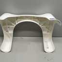 Squatty Potty Simple Curve Bathroom Toilet Stool 7" White