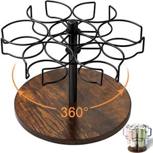 Stanley 40 oz Cup Organizer, Rotating Stanley Cup Holder, Water Bottle Organizer for Stanley Owala 40 oz Cup Tumbler Organizer Easy to Install
