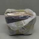 SHENLIU 12 Pcs XL Packing Cube for Travel Luggage Organizer, 17.7 x 12.99 x 4.72 inches Reusable Black Gray Beige Mesh Travel Luggage Bags for Hiking Camping Accessory