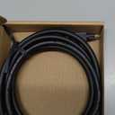 Amazon Basics Toslink Digital Optical Audio Cable, Multi-Channel, for Audio System, Sound Bar, Home Theatre, Gold-Plated Connectors, 6 Foot, Black