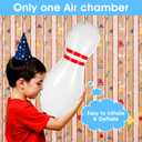 Giant Inflatable Bowling SetOne 15 Inches Ball with Six 23 Inches Pins