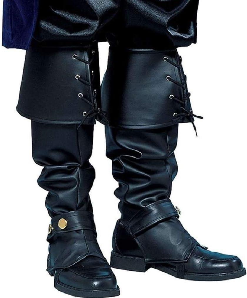 Rubies Adult Pirate Boot Covers Costume Accessory (Black, One SIze)